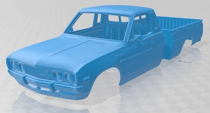 Datsun 620 KingCab 1977 Printable Body Car
