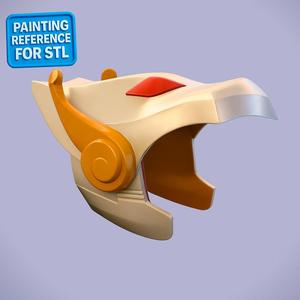 Seiya Pegasus Helmet - Saint Seiya Collectible STL + OBJ + Textures (Display Model)