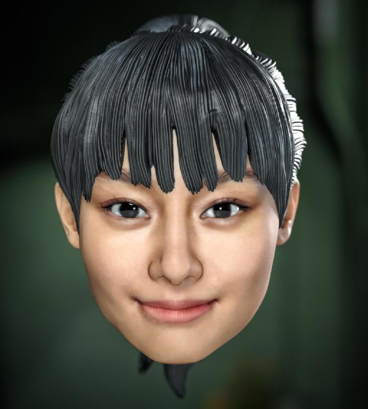 1/6 1/12 Death Stranding 2 Rainy Shioli Kutsuna Head Headsculpt