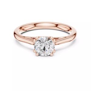Solitaire Round Cut Double Prong Wedding Ring 3DM STL Video