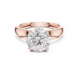 solitaire Round Diamond Engagement Ring ALL SIZES STL Video