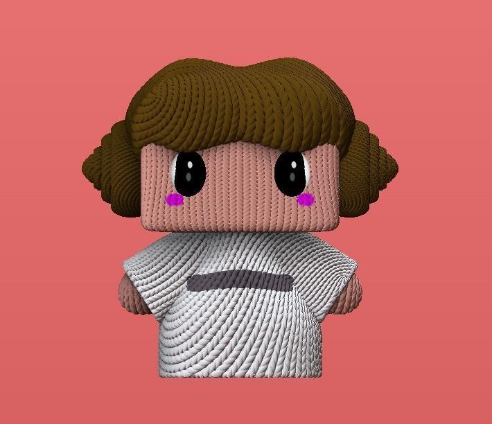 Princesa Leia Star Wars tejida crochet