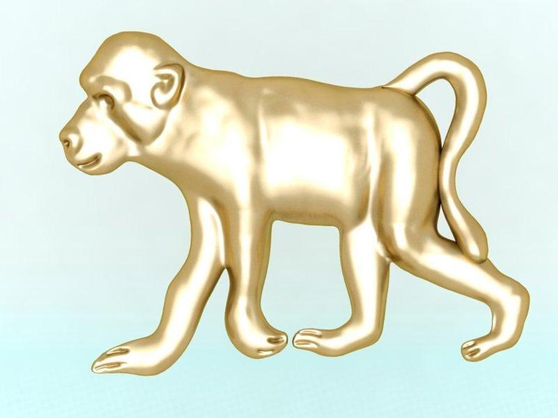 Monkey for jewelry - Monkey for ring - Monkey for pendant - N550