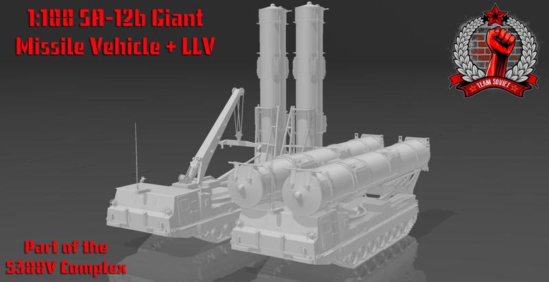 1:100 SA-12b “Giant” Missile Vehicles