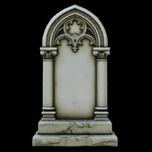 Ornate Gothic Tombstone