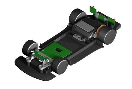 Carrera D124 Aston Martin DBR9 Chassis
