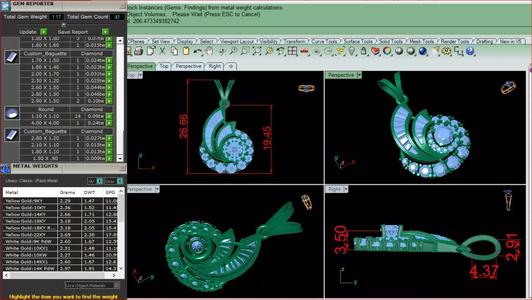 Pendant Gold Full Diamond