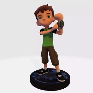 Ben 10 Collectible Figurine Ready  3D Printing