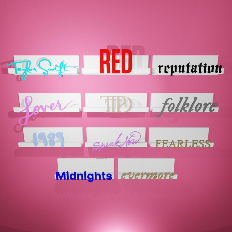 Taylor Swift CD Stand Wall Holder - Set