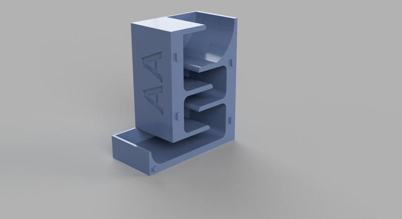 AA battery box for more than 30 batteries!