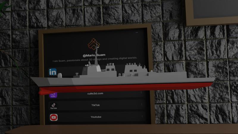 S2 Class Patrol Corvette – Compact & Tactical 3D Printable Ship