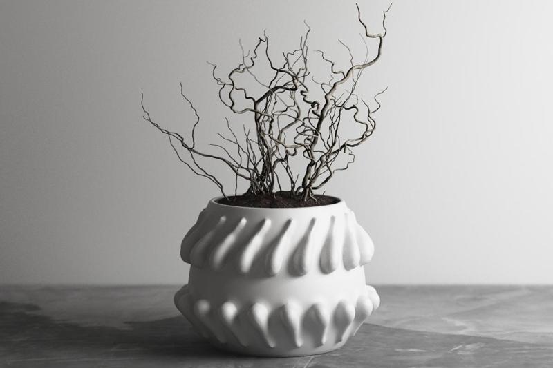 vase pot planter 3d print 875 (1)