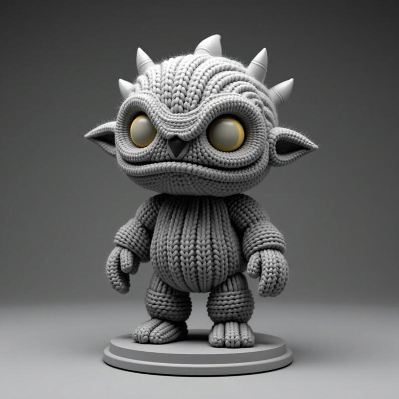 Halloween puppets 🎃 cosy knitted gremlin