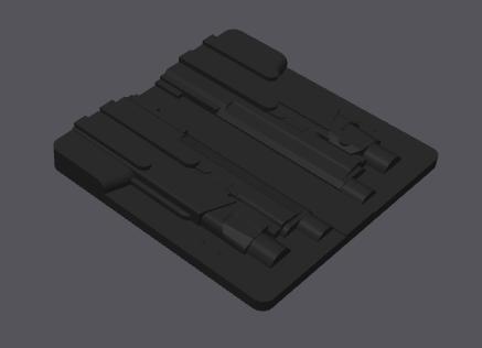 Canik TP9 Elite Combat + TLR-7 HL-X Holster Vac Press Mold