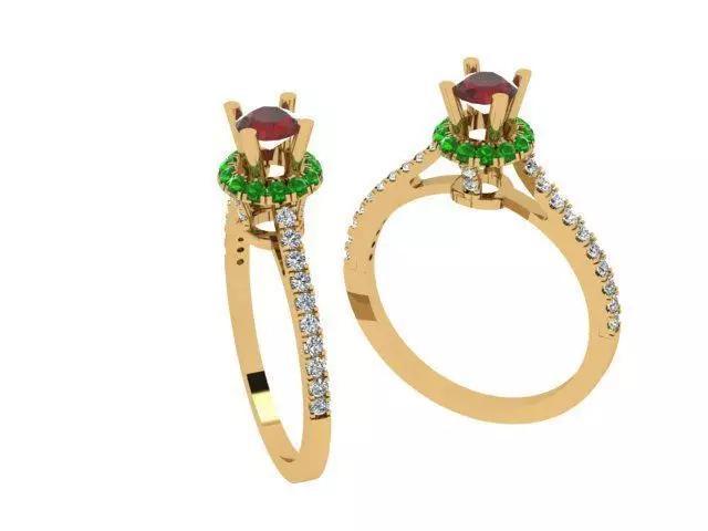 A Collection of Simple Stone Studded Women Rings