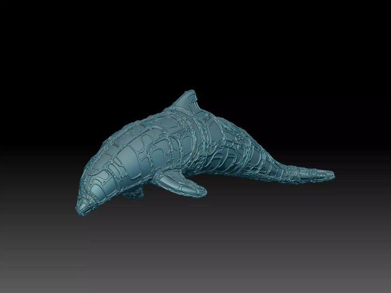 Dolphin sculpture