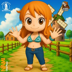 Chibi Nami - One Piece Fan Art 3D Model