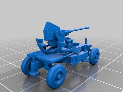 Remix of marcusmole Bofors gun 40mm light AA