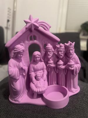 crib with figures