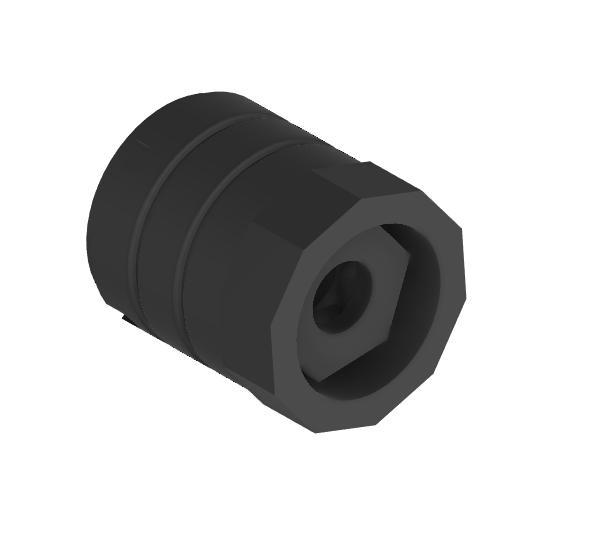 5KU X37 Style Muzzle Brake & Flash hider/Blast Shield - M14x1 CCW