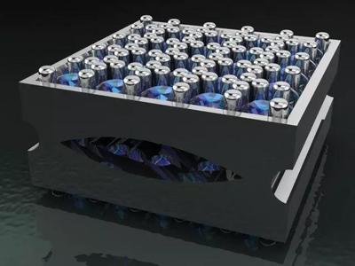 Pendant slider with stones double sided