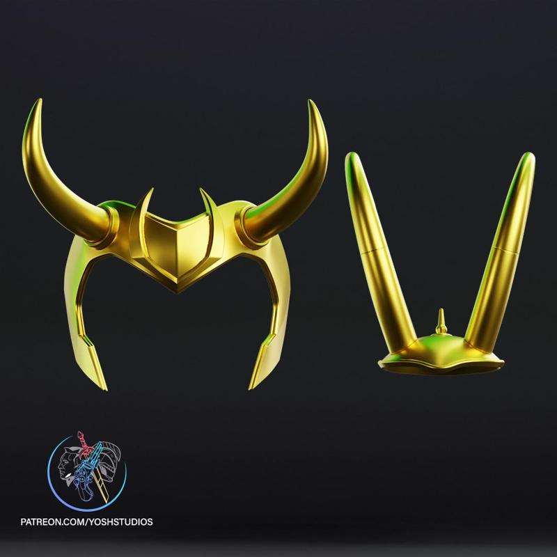 President Loki Crown 3D Print File STL