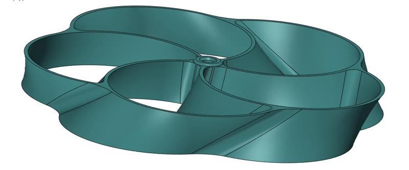 Drone fan 5 wing toroidal  Ø148