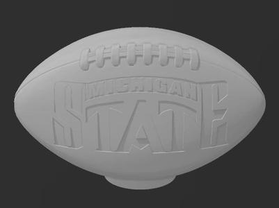 Custom Michigan State University 3D College Football Light