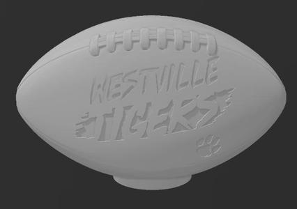 Custom WESTVILLE TIGERS 3D High School Football Light