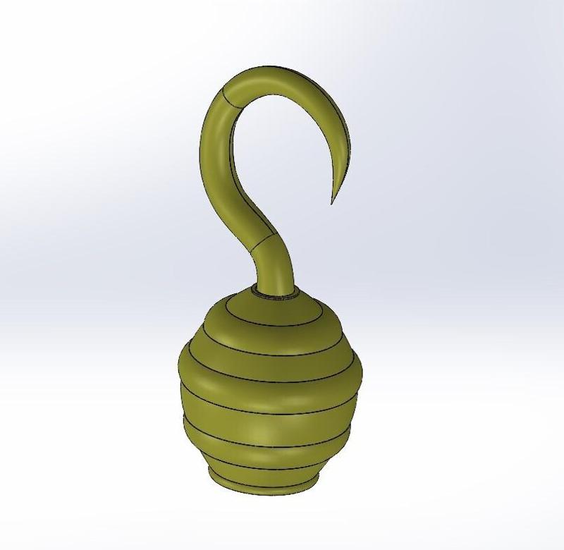 Crocodile Hook One piece