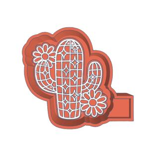 Disco Cactus Retro Freshie STL File