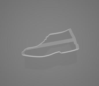 Shoe cookie cutter