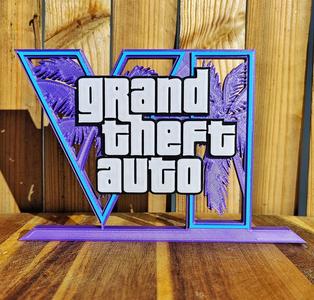 Grand Theft Auto 6 Stand Decor - Multicolor