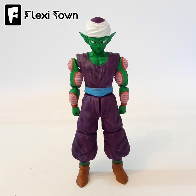Flexi Piccolo, Articulated fidget figure, 3mf included