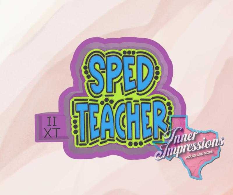 Sped Teacher Freshie Mold