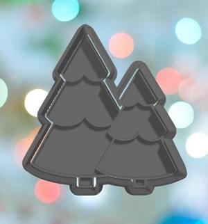 Christmas Trees Cookie Cutter
