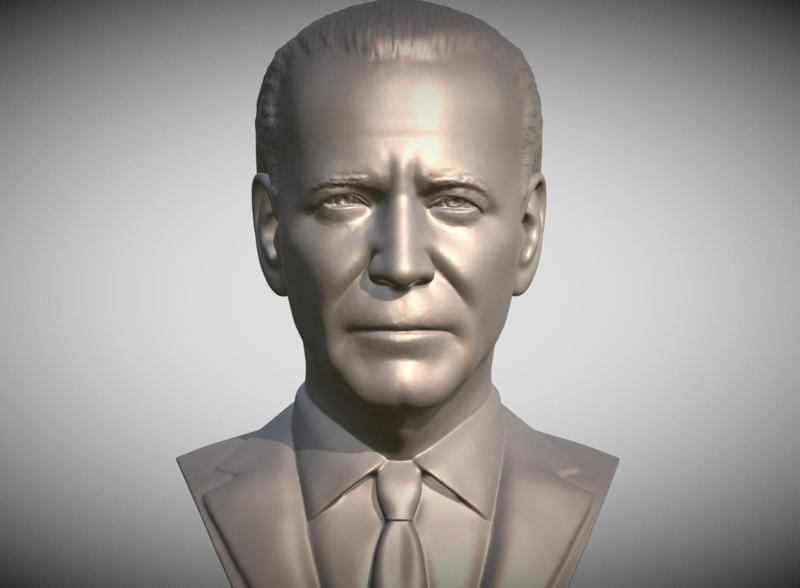 Joe Biden bust for 3D printing