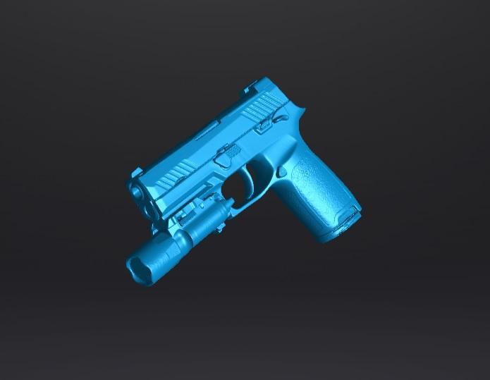 SIGSAUER M18 + SUREFIRE X300 REAL SIZE TOP QUALITY SCAN