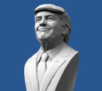 Donald Trump Bust