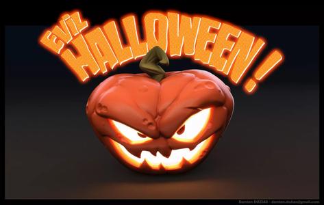 Halloween Pumpkin Evil
