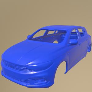 Fiat Tipo 5-door 2021 PRINTABLE CAR BODY