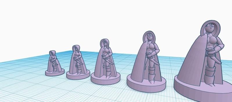 ACTUAL-sized Halfling/Human/(half-)Elf Rogue Female