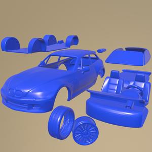 BMW Z3 coupe E36-8 1999 PRINTABLE CAR IN SEPARATE PARTS