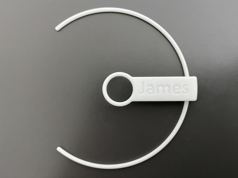 Customizable Reusable Bubble Tea Cup Name Tag