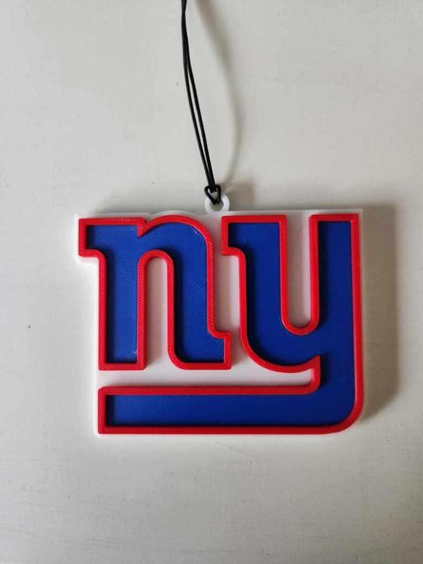New York Giants Car Rearview Mirror Ornament
