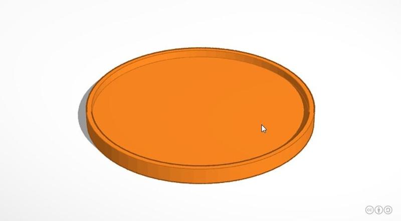 Lid for disposable Wendy's sauce cups