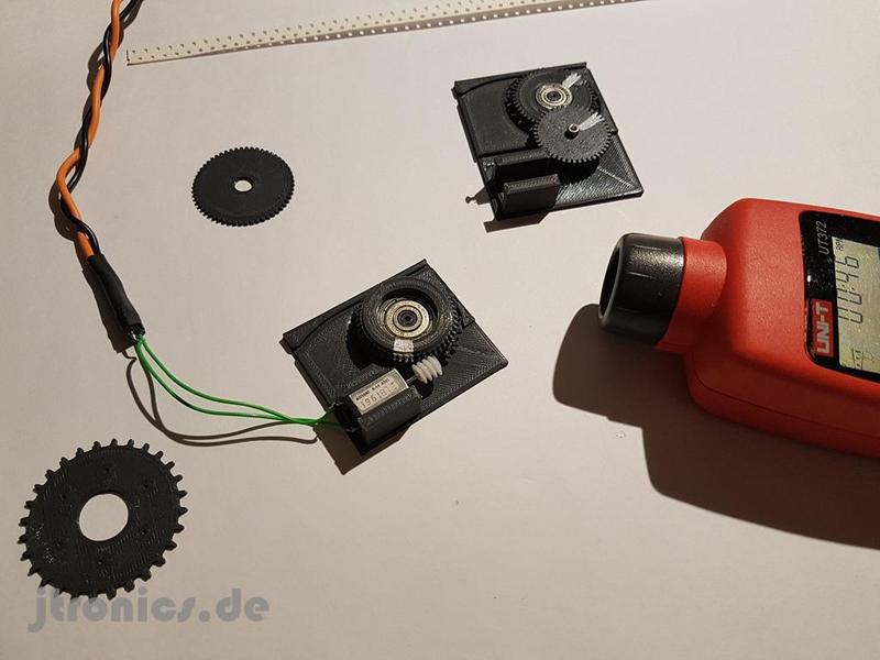 3D Printed OpenPnp SMT Feeder Worm involute sprocket Gear Drive Test
