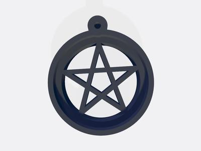 Keychain pentagram