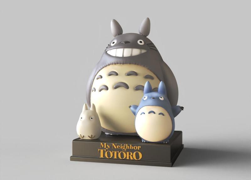 Totoro Family- MY NEIGHBOR TOTORO-となりのトトロ-STUDIO GHIBLI-FANART