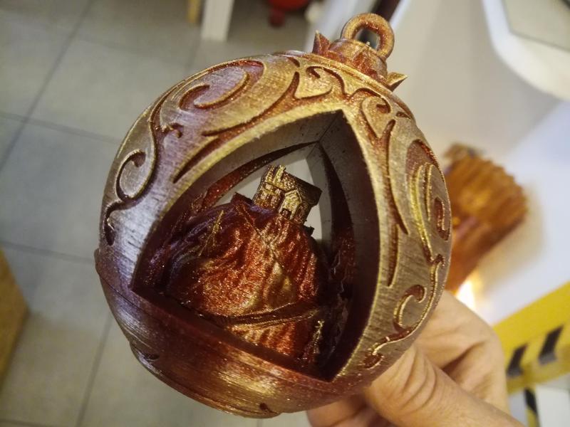 XMAS Scene Ornament - NO SUPPORTS!